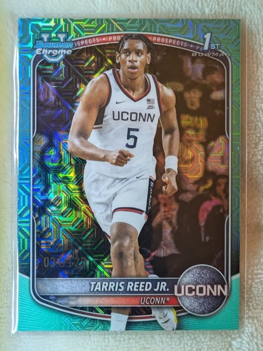 2025 Topps Bowman TARRIS REED JR. # BCP-42 31/125